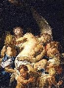 Francesco Trevisani Dead Christ Supported by Angels oil painting on canvas